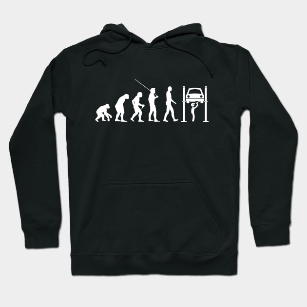 Car mechanic evolution shirt Hoodie by missalona